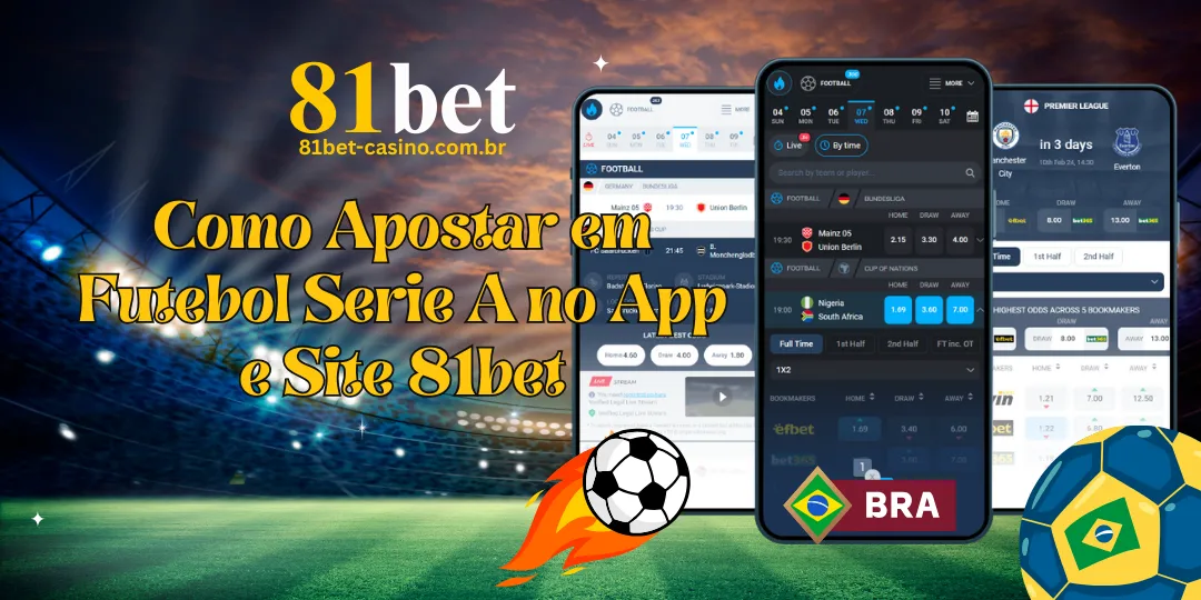 Apostas em Futebol Serie A no 81bet – Guia Completo para Apostas Simples e Lucrativas 3 Como Apostar em Futebol Serie A no App e Site 81bet